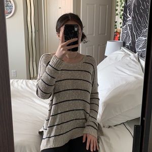 Long Sleeve Stripped Sweater